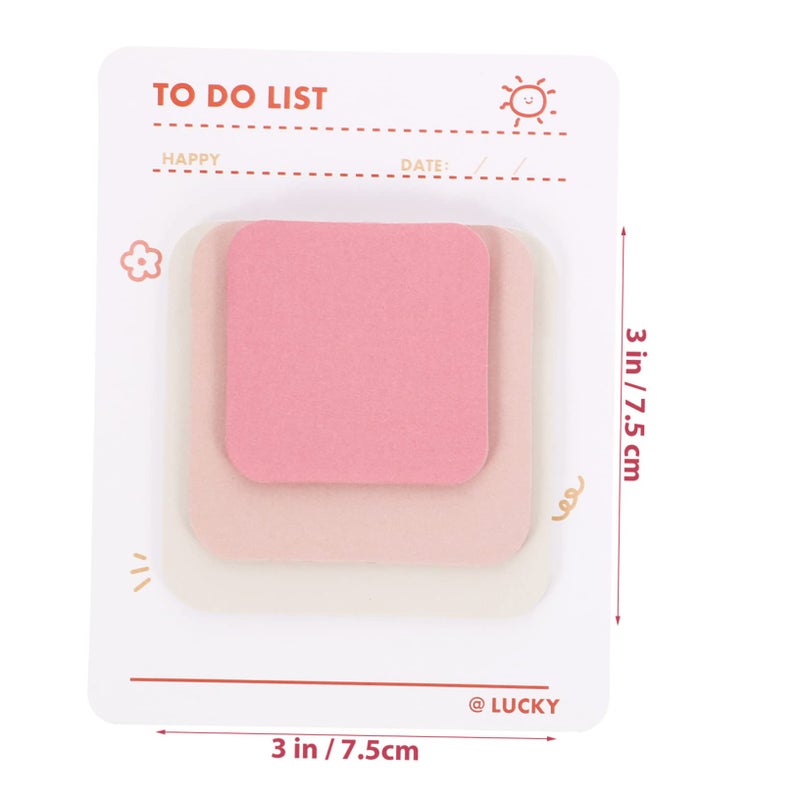 Colorful 4 Pack Sticky Tabs Compact Memo Pads for To Do Lists Notes Home Office School Projects - Image 3