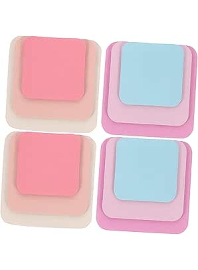 Colorful 4 Pack Sticky Tabs Compact Memo Pads for To Do Lists Notes Home Office School Projects - Image 1