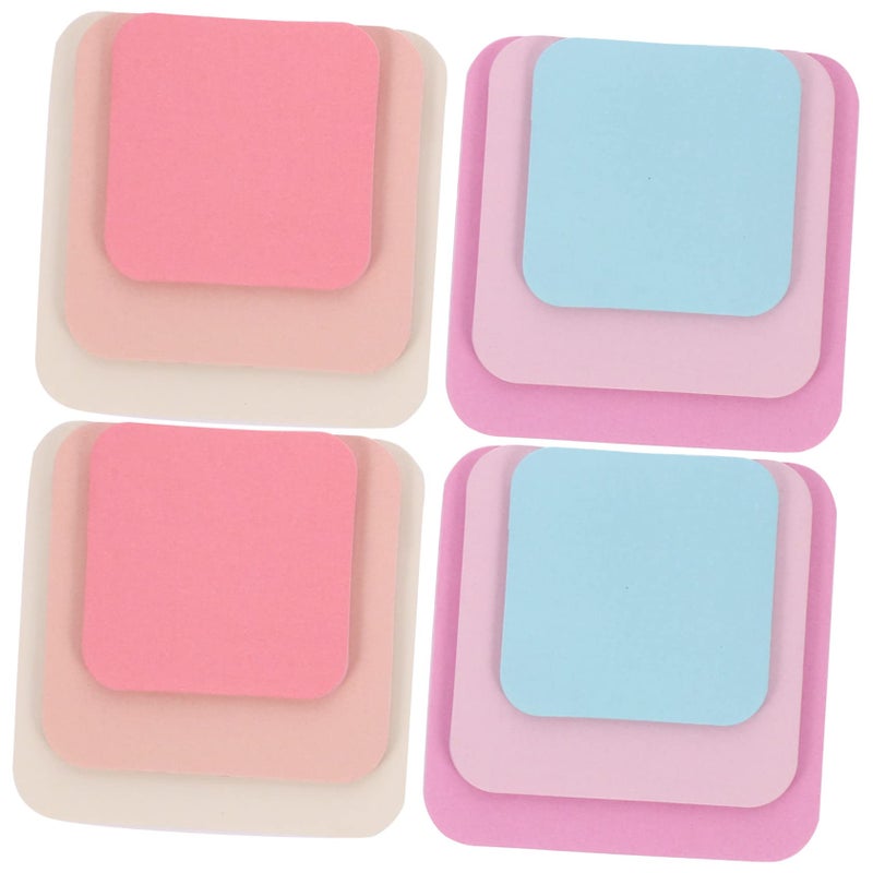 Colorful 4 Pack Sticky Tabs Compact Memo Pads for To Do Lists Notes Home Office School Projects - Image 2