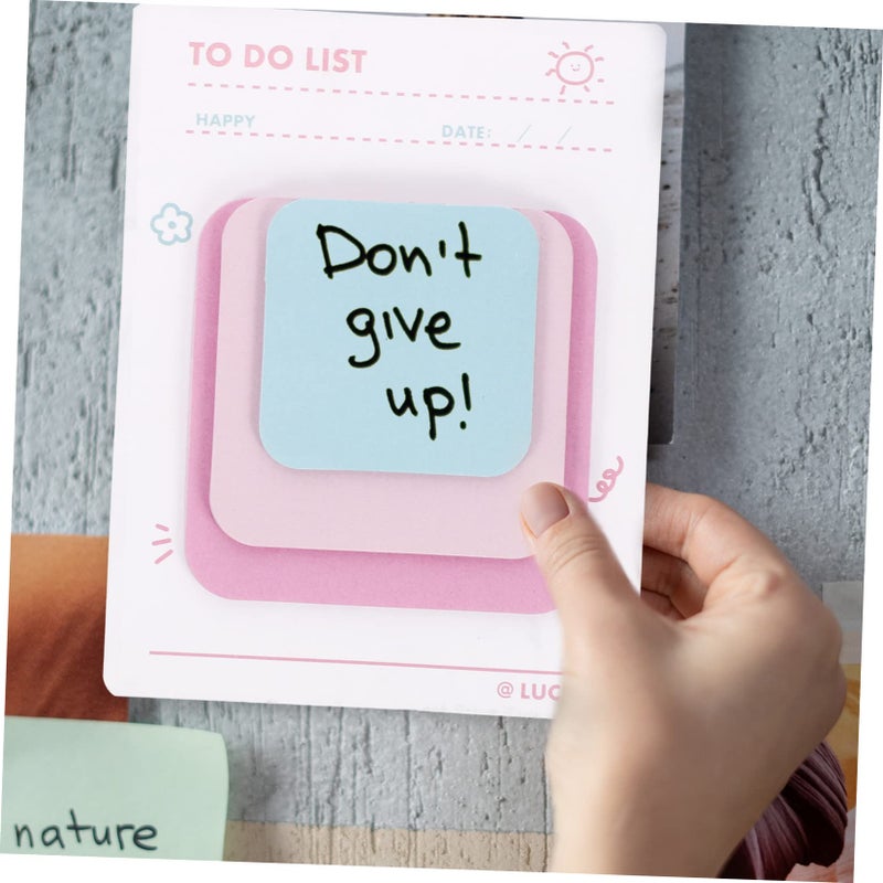 Colorful 4 Pack Sticky Tabs Compact Memo Pads for To Do Lists Notes Home Office School Projects - Image 5