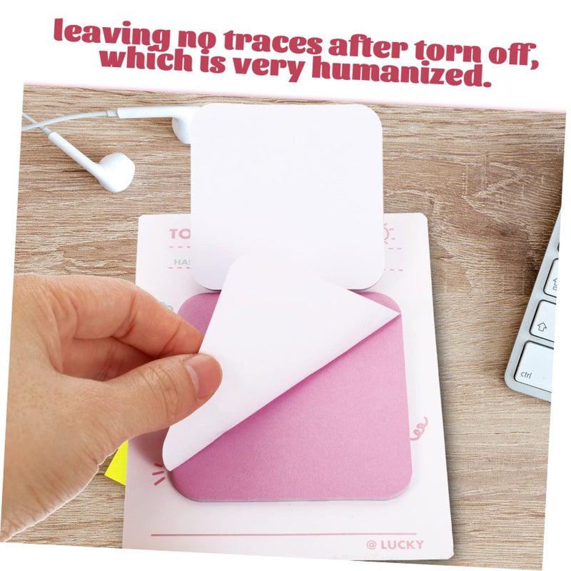 Colorful 4 Pack Sticky Tabs Compact Memo Pads for To Do Lists Notes Home Office School Projects - Image 4