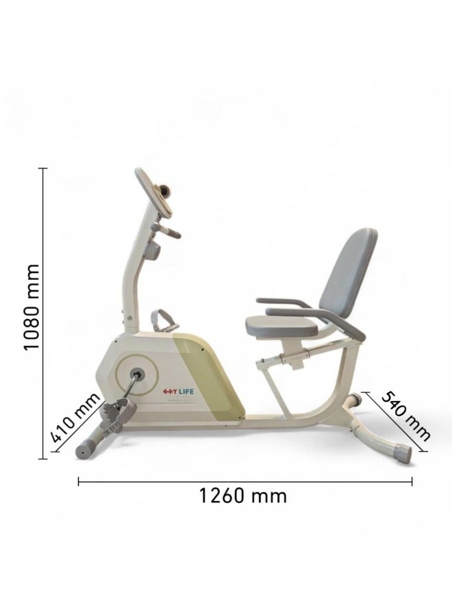 BC27003 Luxury Recumbent Cardio Exercise Bike with Back Support - Image 4
