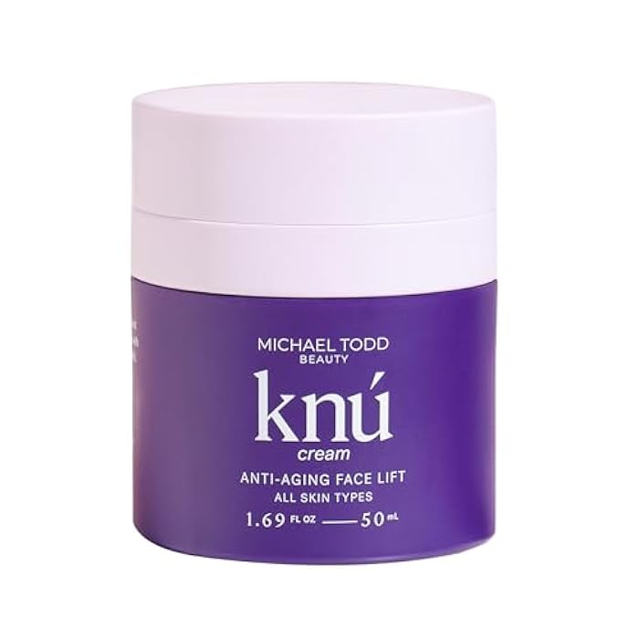 MICHAEL TODD Beauty KNU Cream – Face Lifting, Brightening & Tightening Cream – For Moisturizing & Rejuvenating – With Bakuchiol, Peptides & Snail Secretion – For All Skin Types – 1.68 fl oz/50 mL - Image 1