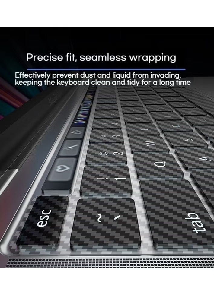 Keyboard Protector for Apple MacBook Pro 13 A2442 & Air 13 A2442 - TPU Carbon Fiber - Image 3