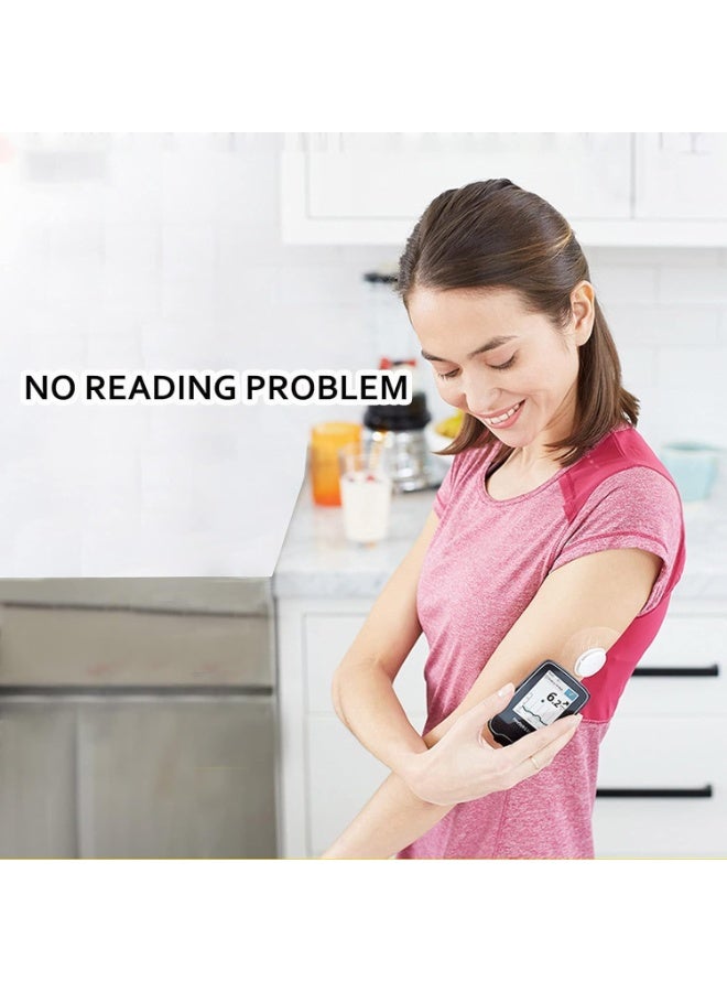 عبوة من 40 رقعة لاصقة طبية خالية من اللاتكس لجهاز فري ستايل ليبر 2/3 - شريط CGM مقطوع مسبقًا بدون غراء في المنتصف، مقاوم للماء وذو قوة التصاق عالية لثبات طويل الأمد - Image 2
