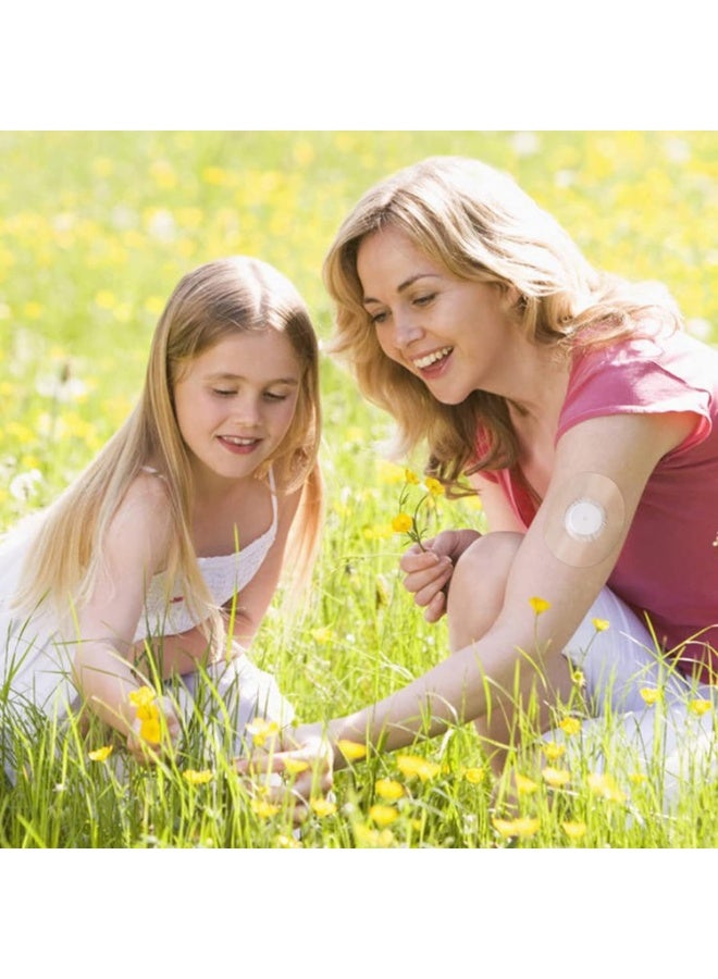 عبوة من 40 رقعة لاصقة طبية خالية من اللاتكس لجهاز فري ستايل ليبر 2/3 - شريط CGM مقطوع مسبقًا بدون غراء في المنتصف، مقاوم للماء وذو قوة التصاق عالية لثبات طويل الأمد - Image 4