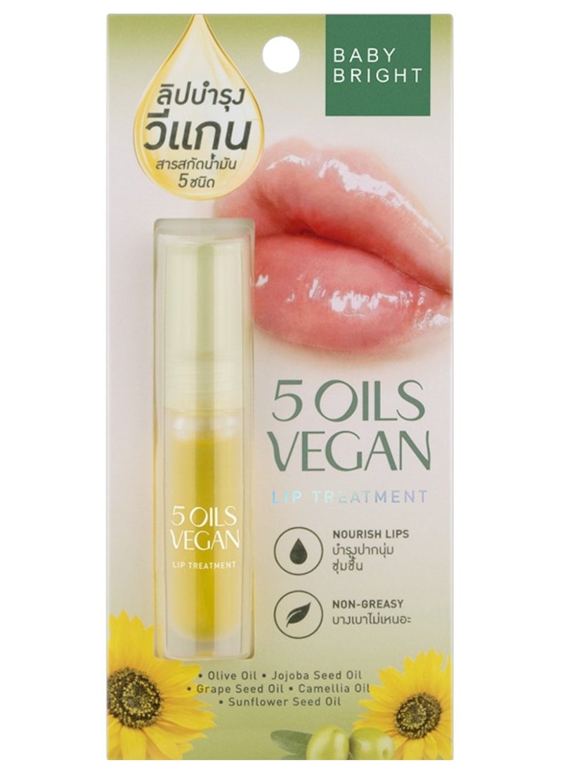 Baby Bright 5 Oils Vegan Lip Treatment  - Image 4