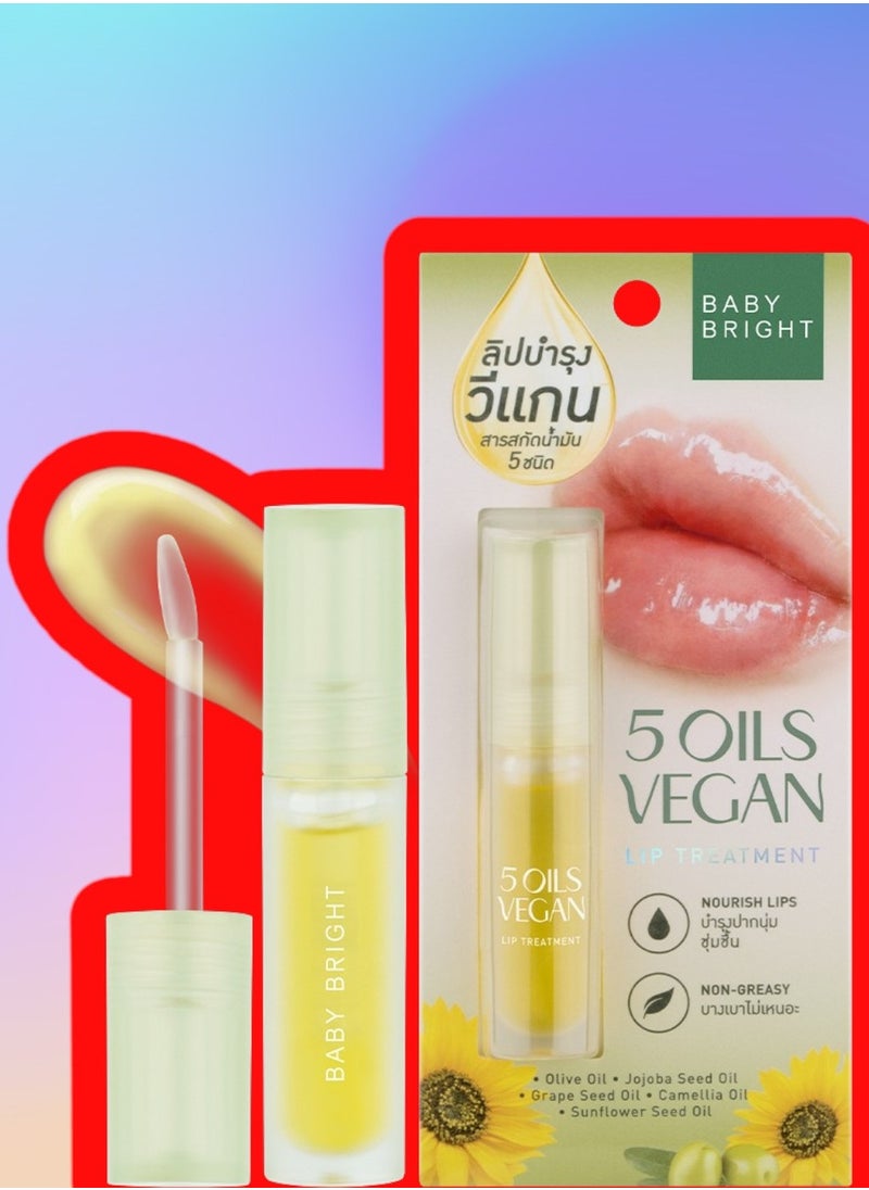 Baby Bright 5 Oils Vegan Lip Treatment  - Image 1