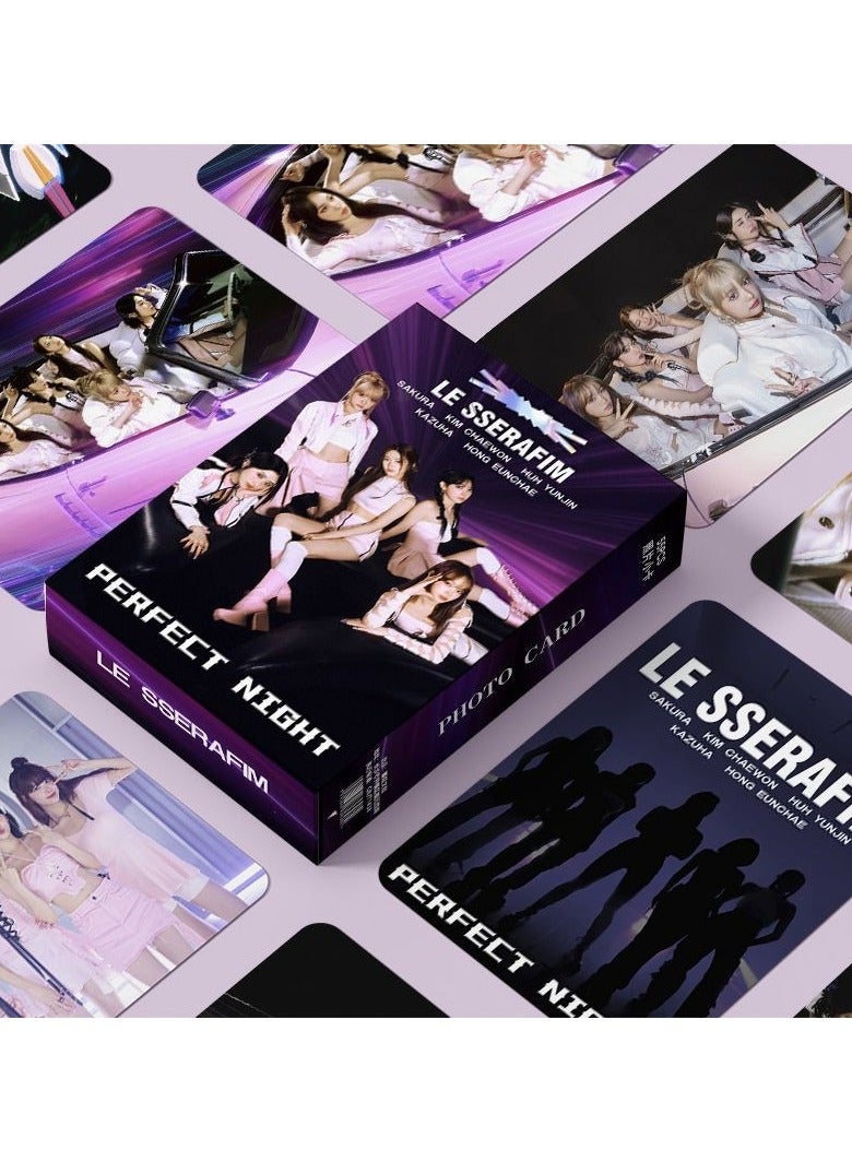 LESSERAFIM High Looking Peripheral Box with 55 Laser Mini-cards Lomo Cards - Image 2