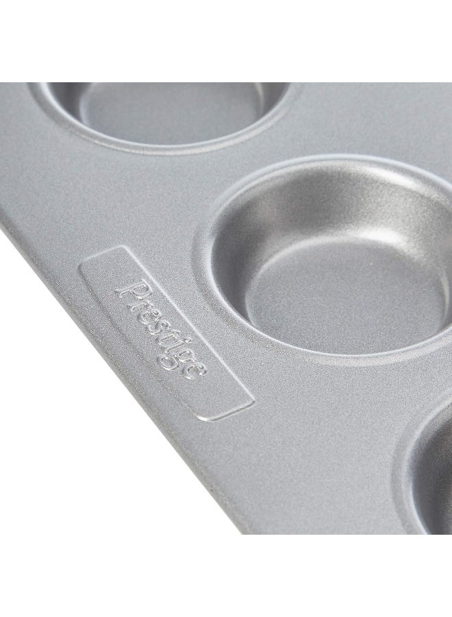 Prestige 12-Cup Bun Tin Metal Chrome - Image 4