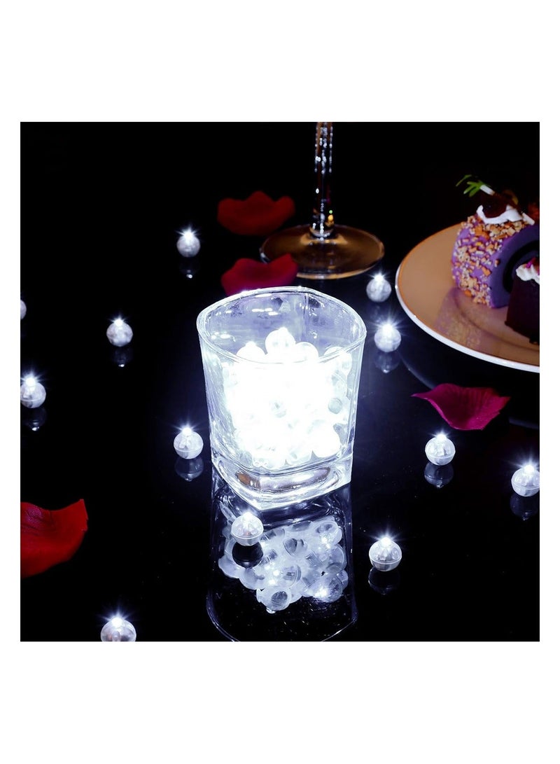 XiuWoo Mini Round LED Balloon Light Long Standby Time Ball Lights Decorative for Paper Lantern Party Wedding Decoration Birthday Festival White 100PCS - Image 5