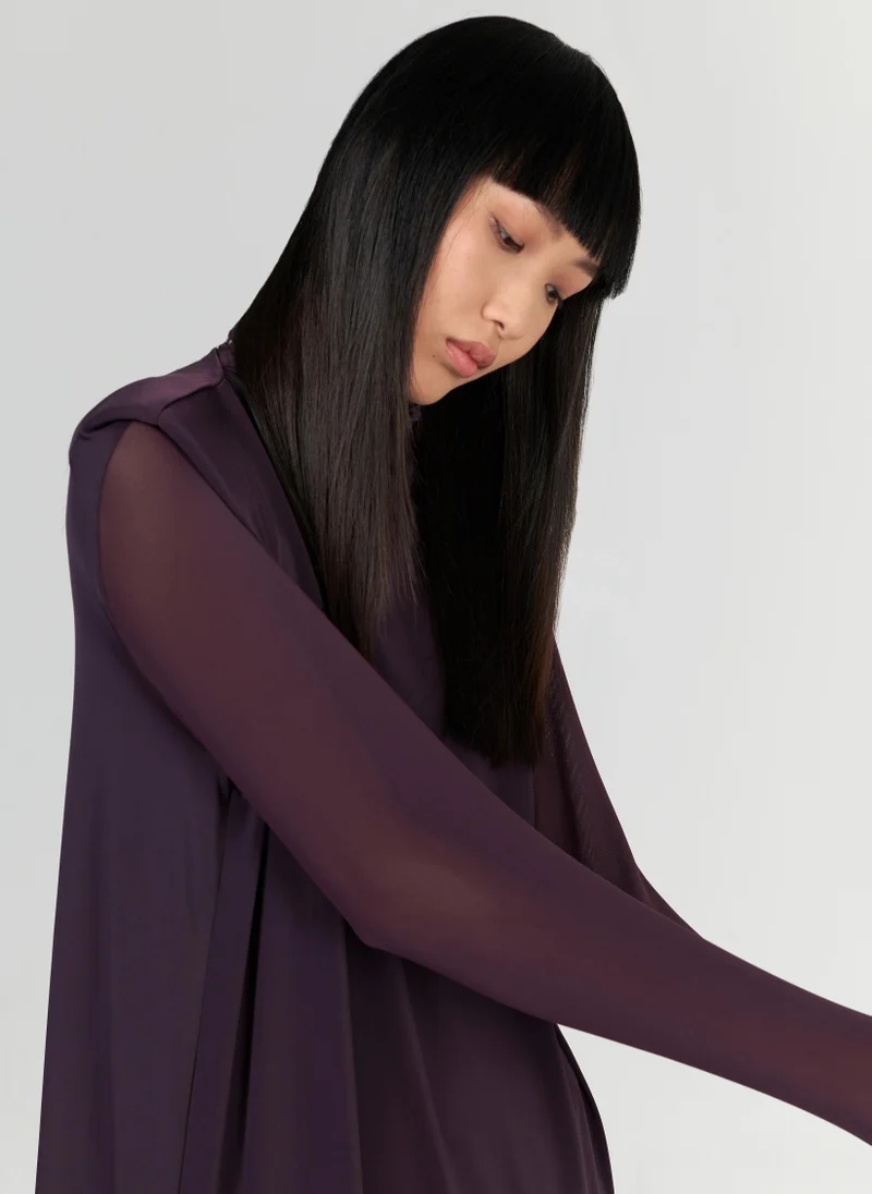 leem  High-Neck Maxi Dress for Women | Best Price UAE