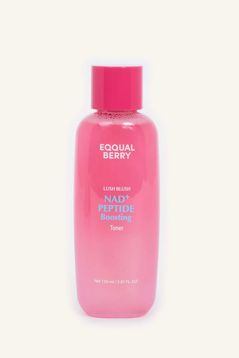 Defacto Eqqualberry NAD+ Peptide Boosting Toner Revitalizing and Elasticity Protecting Toner