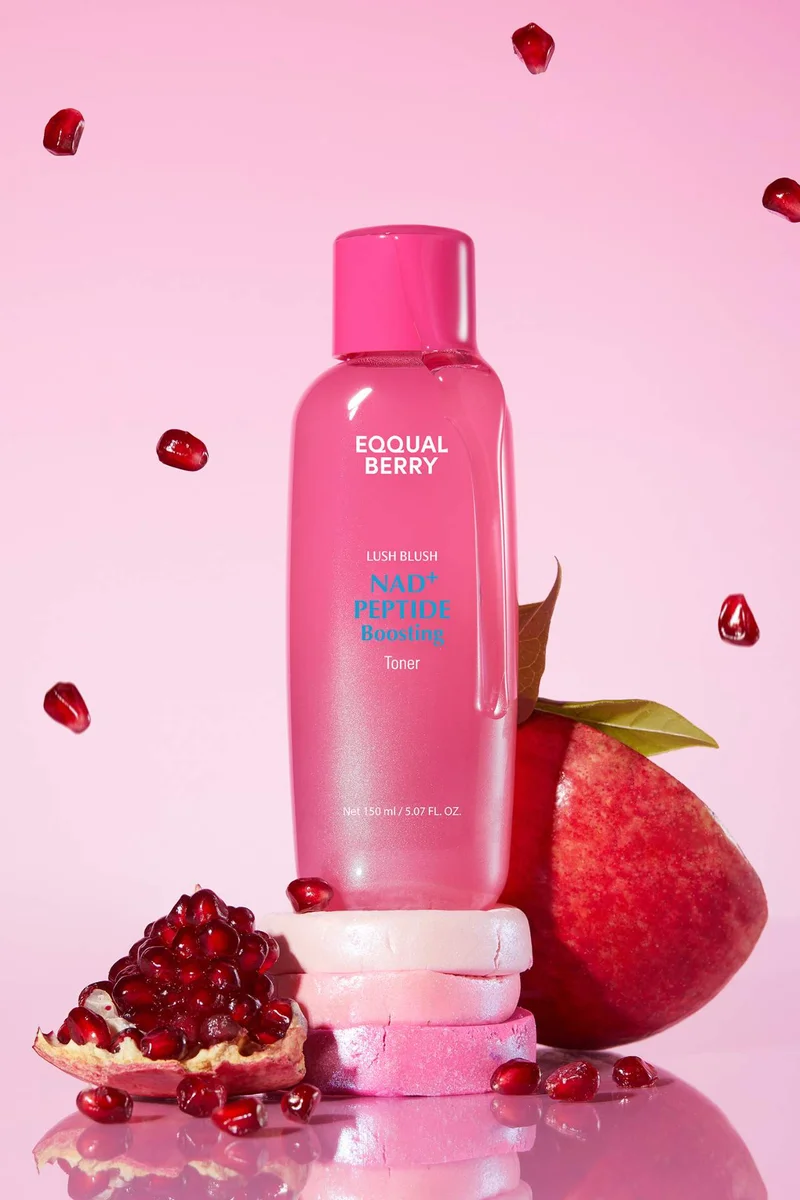 Defacto Eqqualberry NAD+ Peptide Boosting Toner Revitalizing and Elasticity Protecting Toner