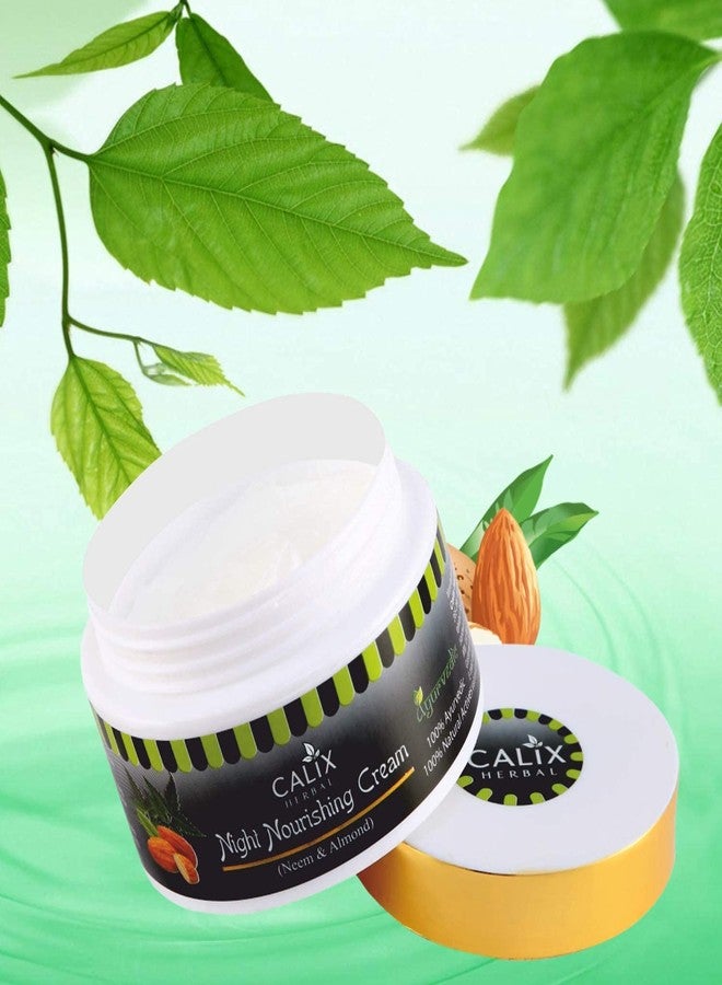 كلاليكس هيربال كريم كاليكس العشبي العضوي والأيورفيدي الليلي المغذي للتحكم في حب الشباب، وبشرة صافية وناعمة وصحية للنساء والرجال من جميع أنواع البشرة - 50 غرام - Image 5