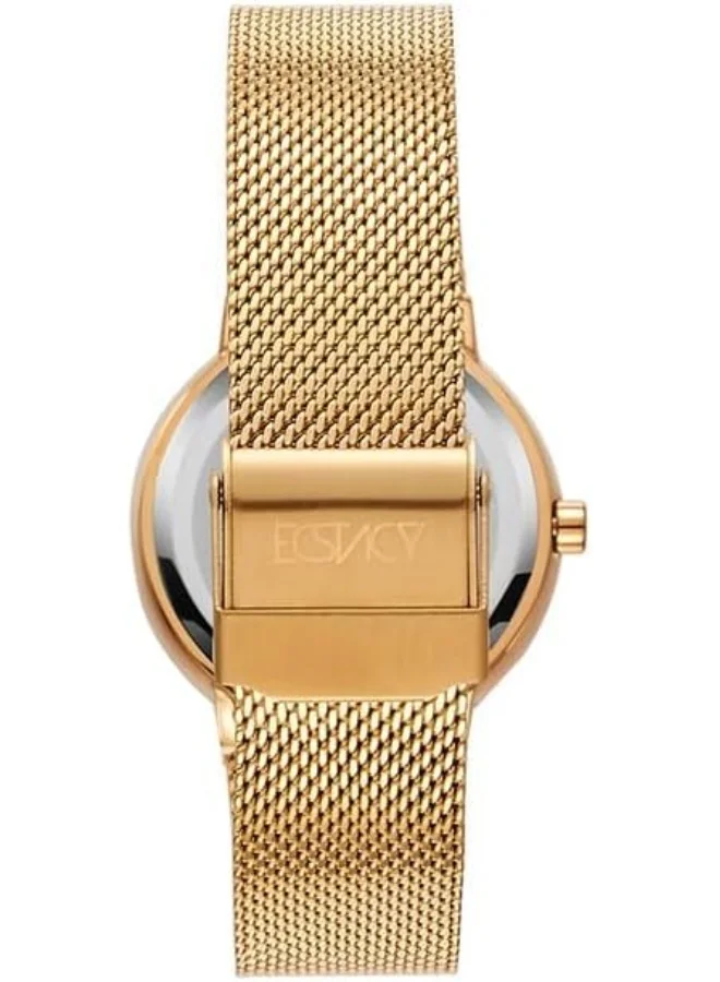 ECSTACY Women's GL36 Movement Watch, Analog Display and Stainless Steel Strap - E23504-RMKK, Rose Gold