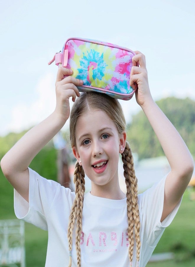 Choco Mocha حافظة أقلام شوكولاتة موكا للأطفال للفتيات، حقيبة أقلام ناعمة بسحاب للفتيات، حقيبة أقلام مدرسية بتصميم تيدي داي، ملونة - Image 5