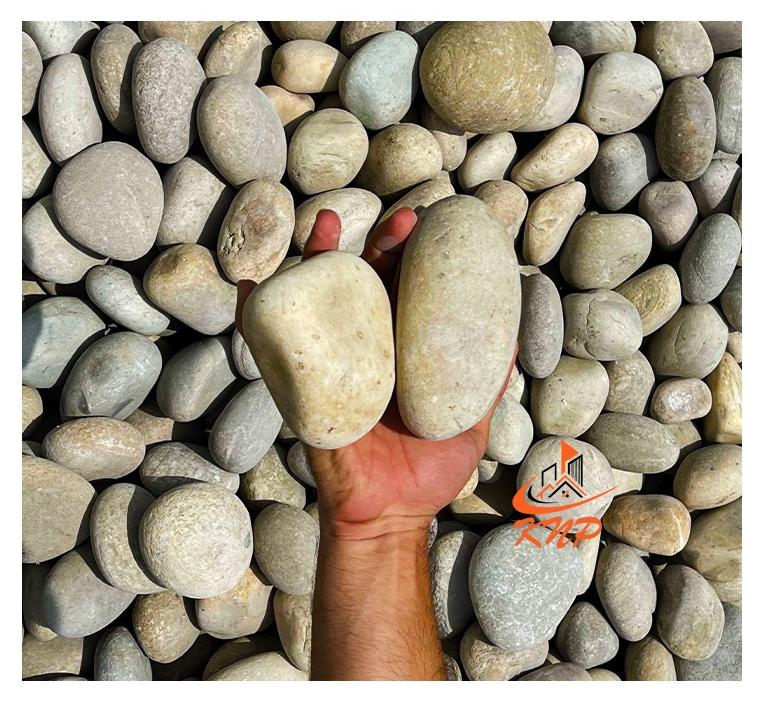 كنب مادة حصى نهرية كبيرة للحديقة الطبيعية 20 كجم - Image 1