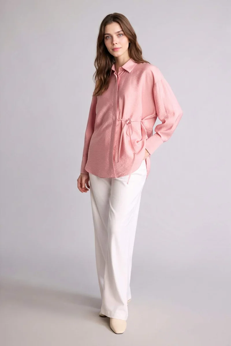 ديفاكتو Regular Fit Long Sleeve Tunic