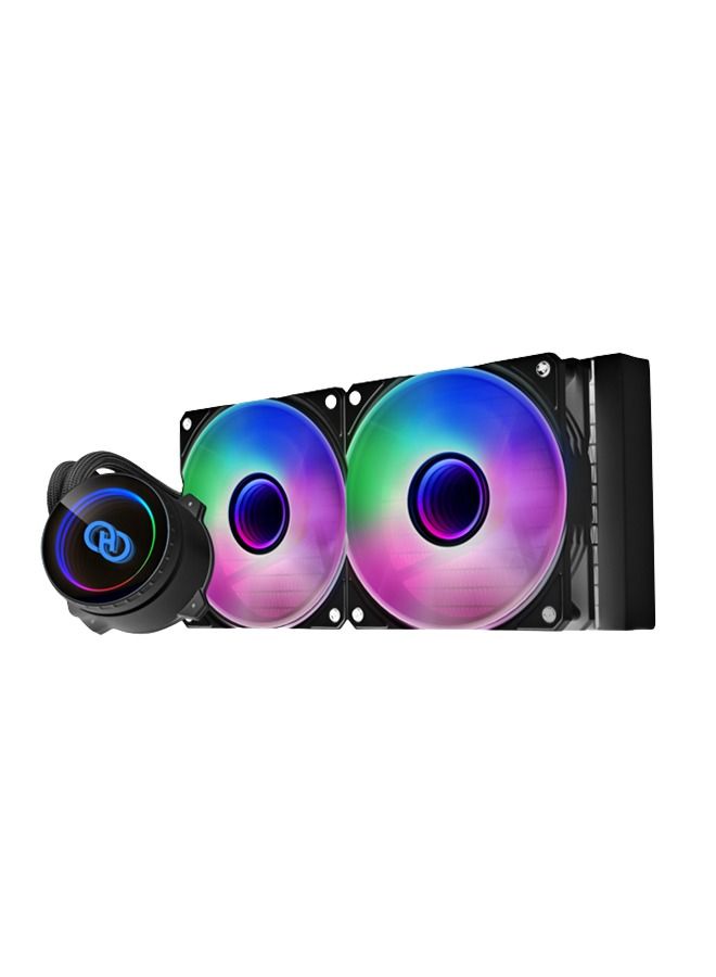 highend Highend EVEREST 240 RGB Liquid Replacement CPU Cooler Black  - Image 1