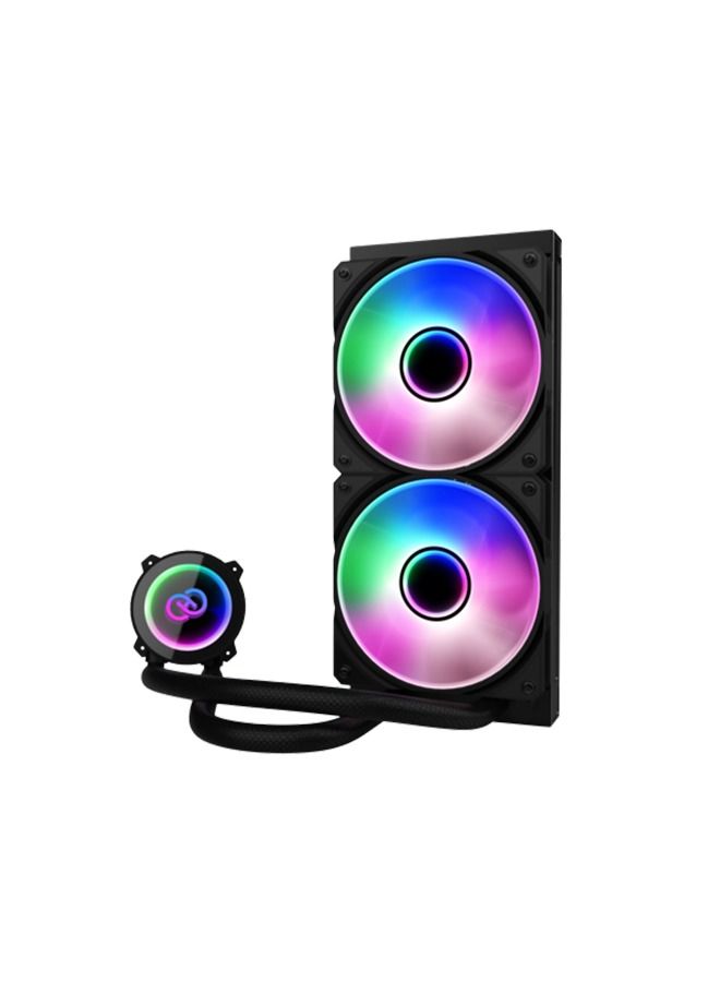 highend Highend EVEREST 240 RGB Liquid Replacement CPU Cooler Black  - Image 2