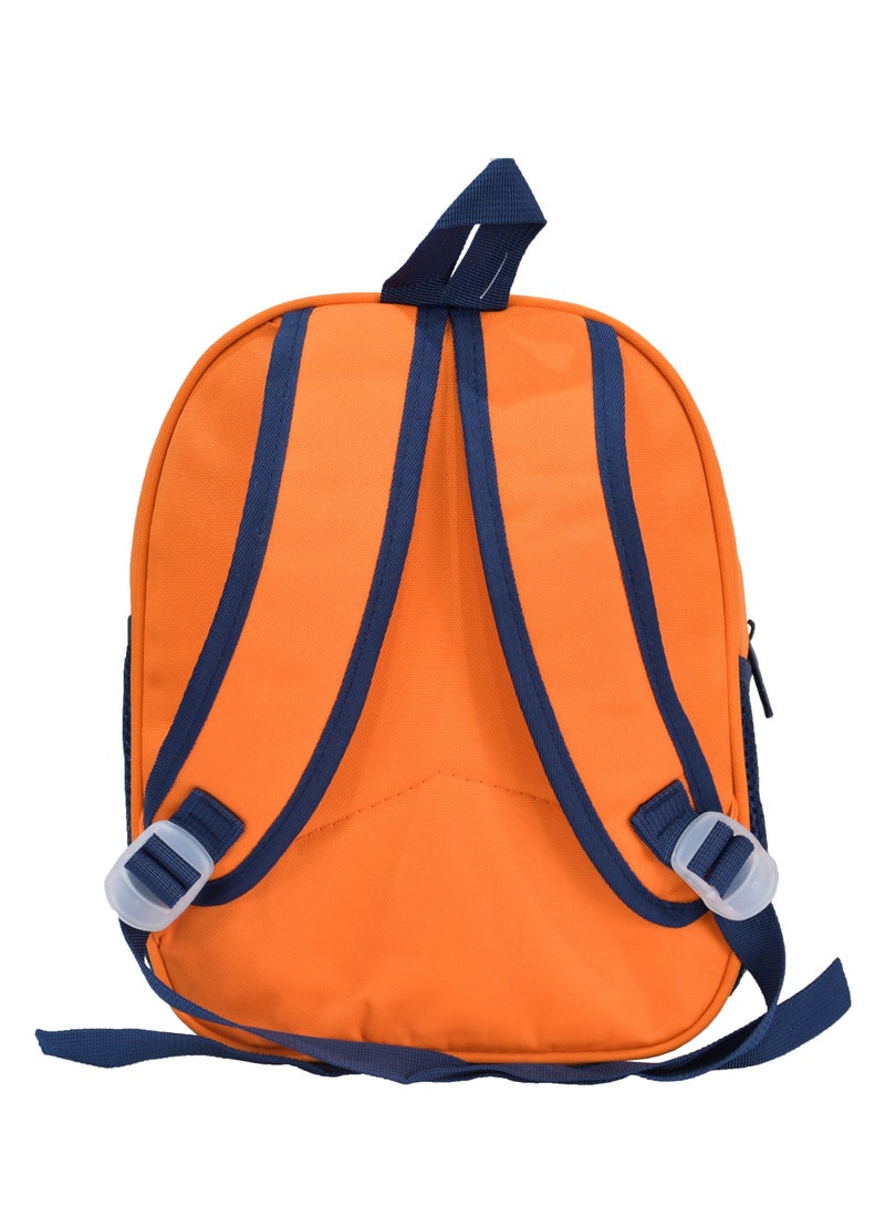 High Quality Nylon School Backpack for boys, Orange  - Image 4