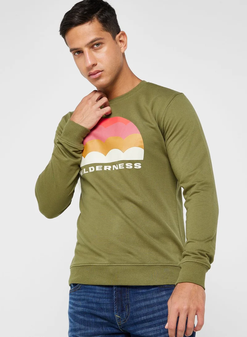 سفنتي فايف Printed Sweatshirts