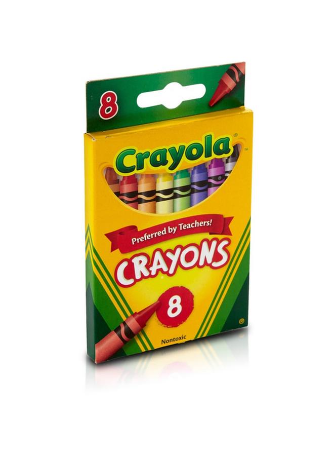 Crayola 8-Piece Classic Regular Size Nontoxic Crayon Set Multicolor 3.6 x 0.3inch 90603 - Image 2
