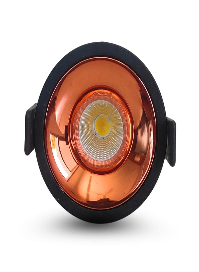 D'Mak12W Black Body LED COB Spot Light with Rose Gold Reflector (White, 2) - Image 5