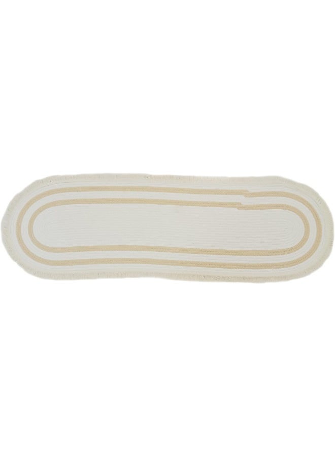 Generic FAB D'COR Mat Outdoor, Rug indoor, Cotton Super Absorbent Thick Bath Mat Rug, Door Mat For Entrance (2 size) (Design 1, 100x40 cm) - Image 1