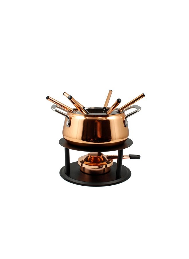 Swissmar Swissmar Peak 10-Piece Copper Plated Stainless Steel Fondue Set  - Image 1