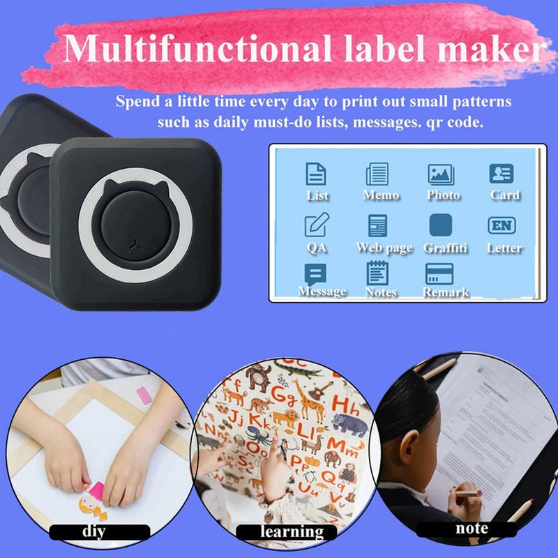 【Fast Shipping】C15 Portable Mini Thermal Printer Pocket Student Error Correction Bluetooth - Image 5