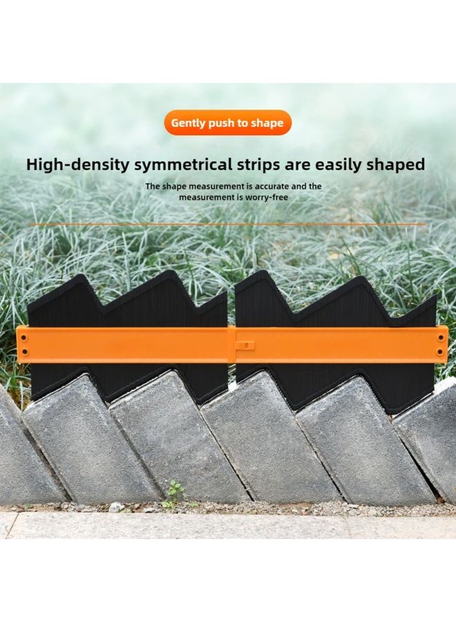 10 بوصة مقياس كفاف قابل للقفل من راتنج ABS أداة قياس انحناء لأعمال النجارة - Image 5