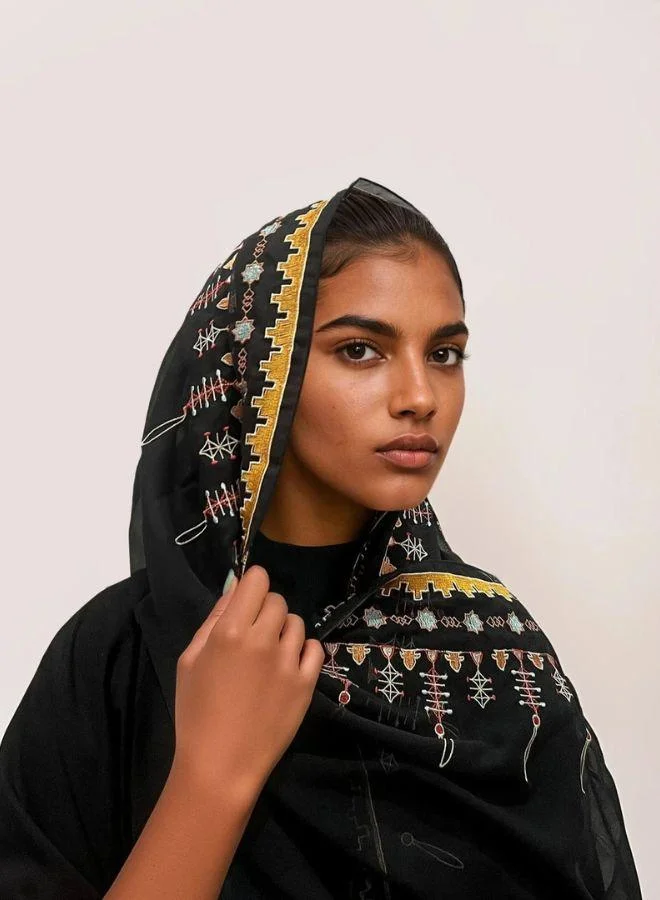 The Untitled Project Proud Saudi - Embroidered Scarf