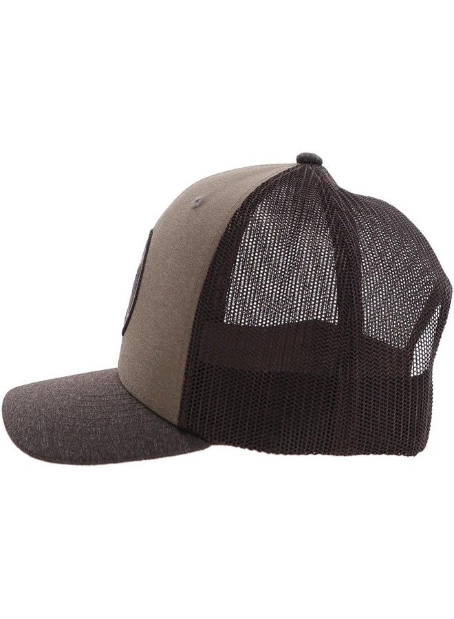 HOOEY Men's Primo Adjustable Snapback Hat Brown/Black - Image 3