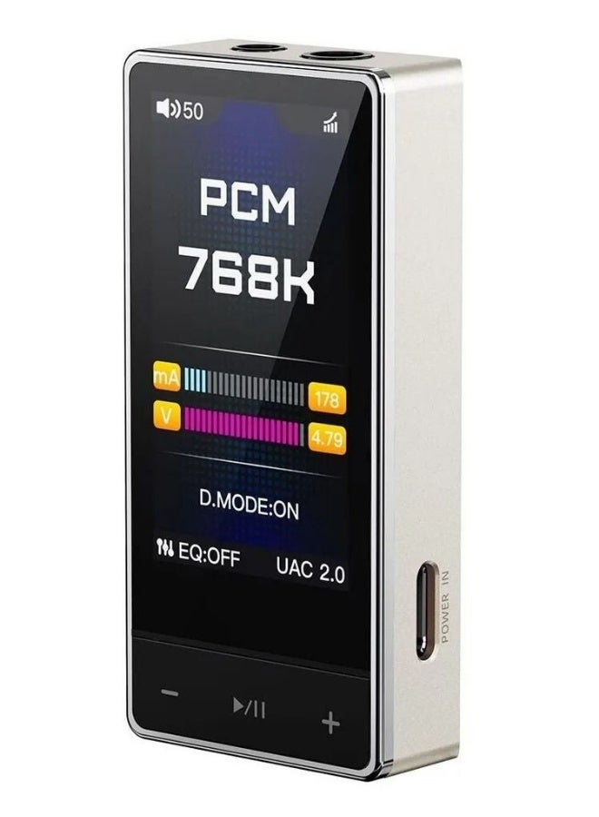 FiiO Qx13 Portable DAC Headphone Amplifier, Golden - Image 3