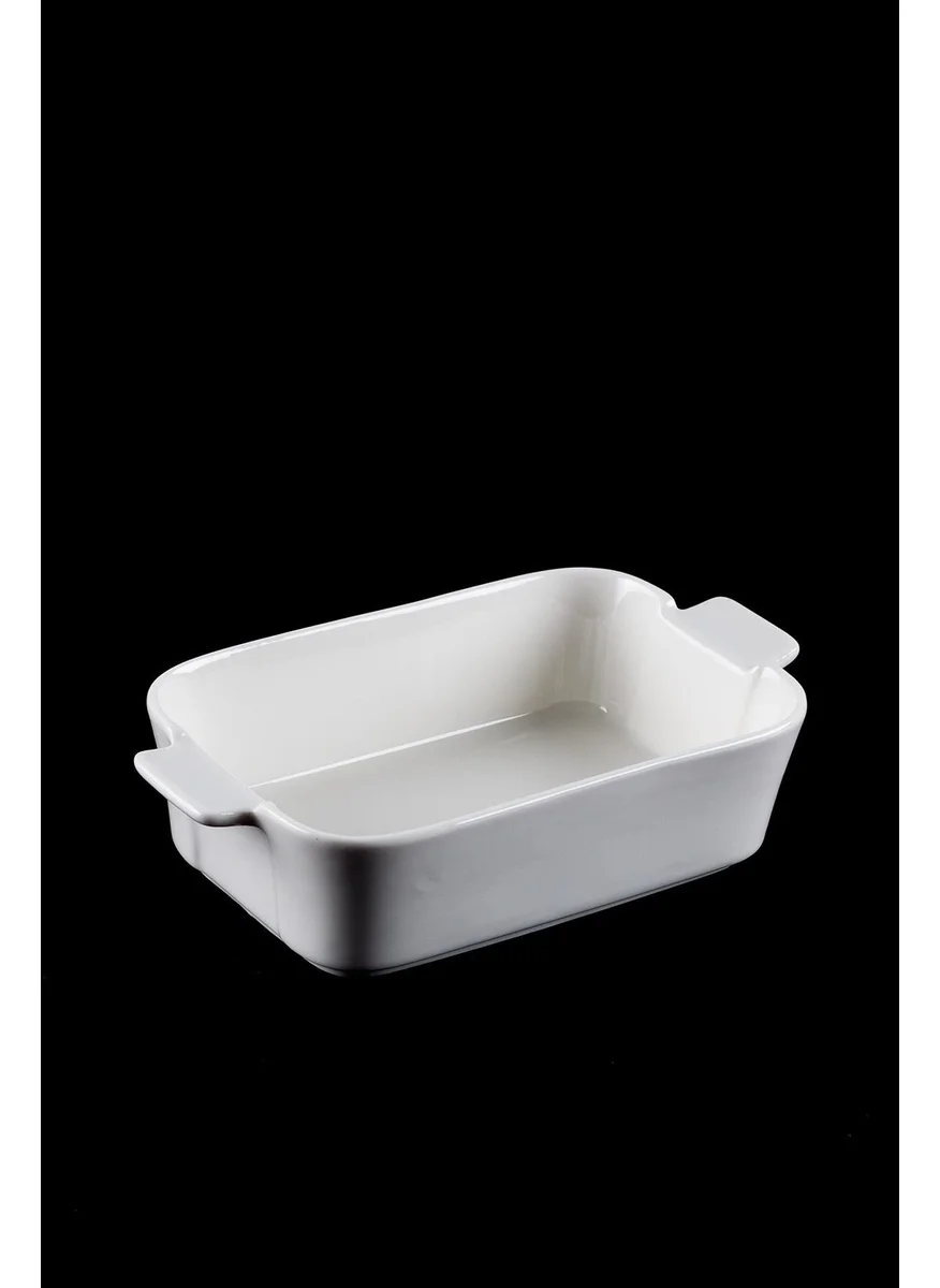 Acar Bianco Perla Porcelain Rectangular Mini Oven Dish - 18.6 cm