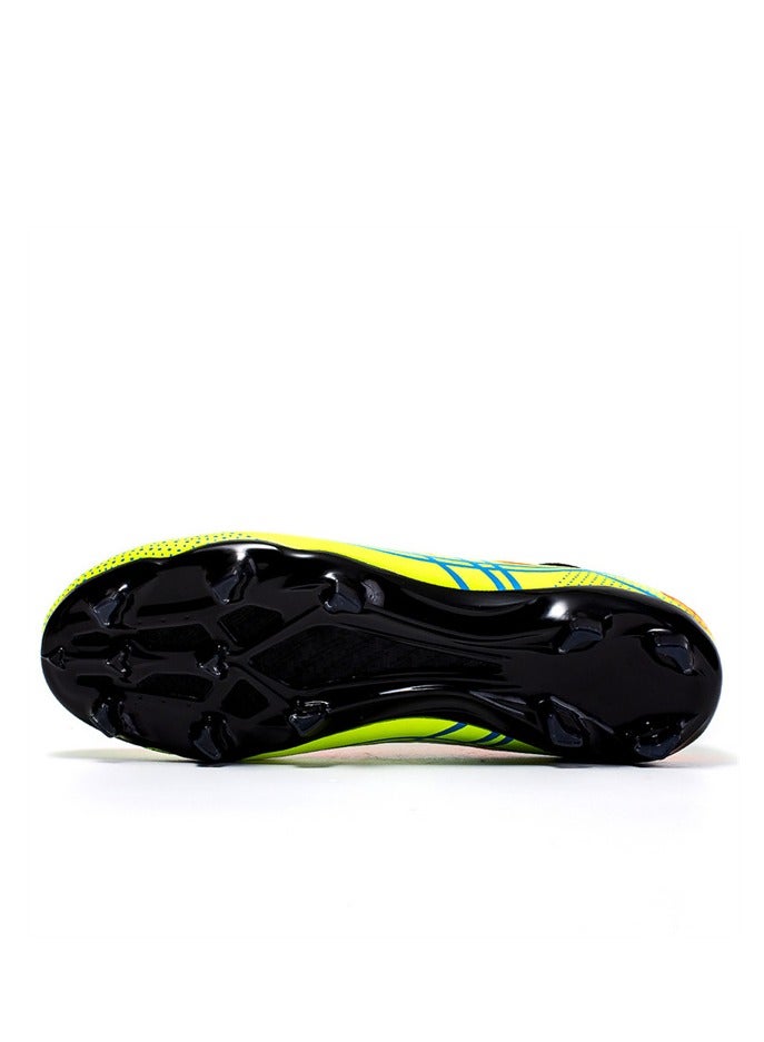 Children's professional training football shoes, FG studs, soft and breathable, suitable for indoor and outdoor use, orange  - Image 4