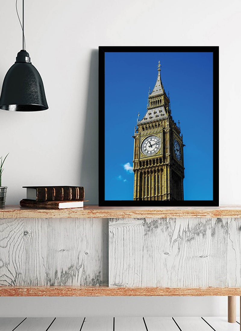Spoil Your Wall Wall Posters with Big Ben Tower Picture and Black Frame - Wall Arts Home Décor Photo Frames - 40x55cm by Spoil Your Wall  - Image 2