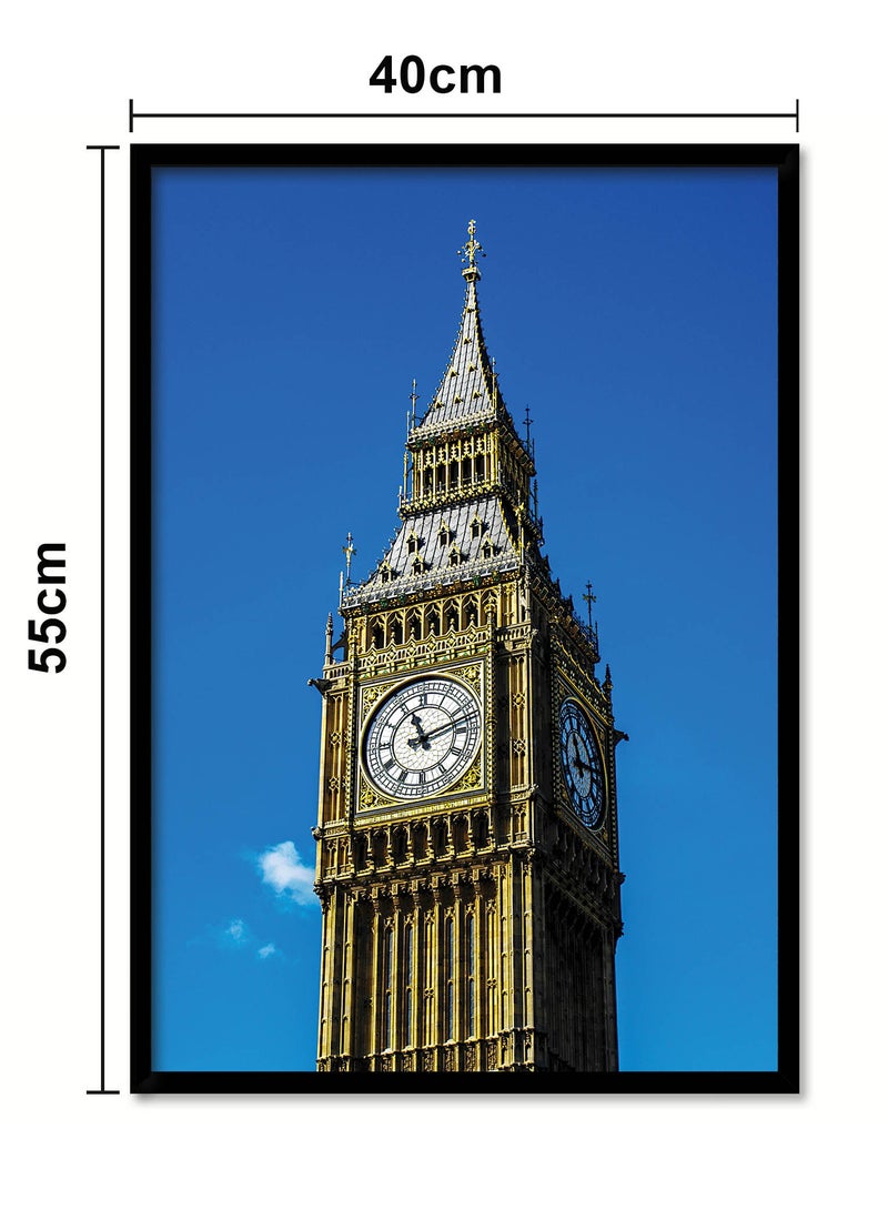 Spoil Your Wall Wall Posters with Big Ben Tower Picture and Black Frame - Wall Arts Home Décor Photo Frames - 40x55cm by Spoil Your Wall  - Image 3