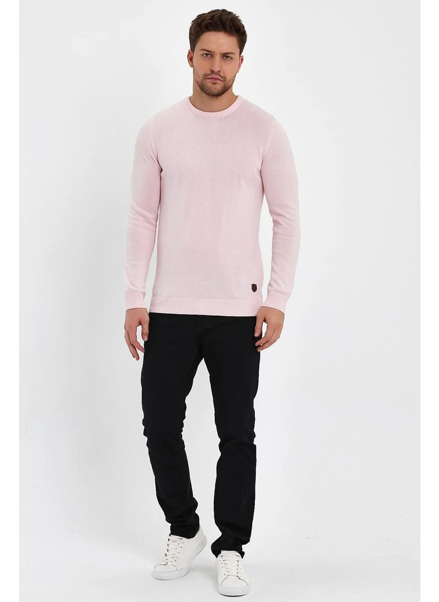 Alexander Gardi Crew Neck Sweater, Pink (E20-18907)