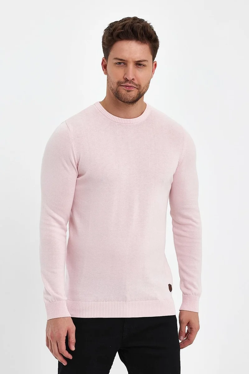 Alexander Gardi Crew Neck Sweater, Pink (E20-18907)