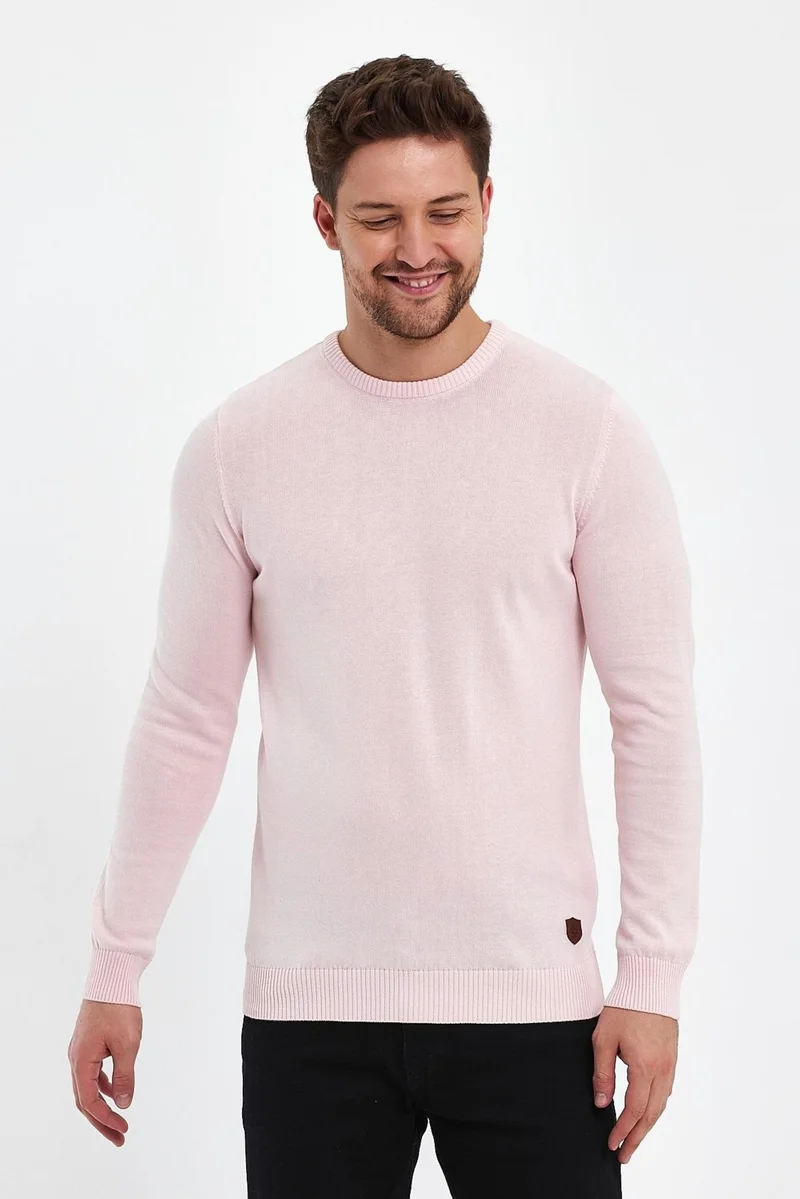 Alexander Gardi Crew Neck Sweater, Pink (E20-18907)