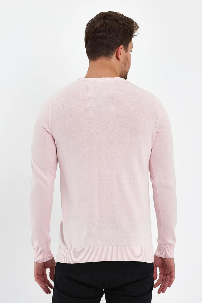 Alexander Gardi Crew Neck Sweater, Pink (E20-18907)
