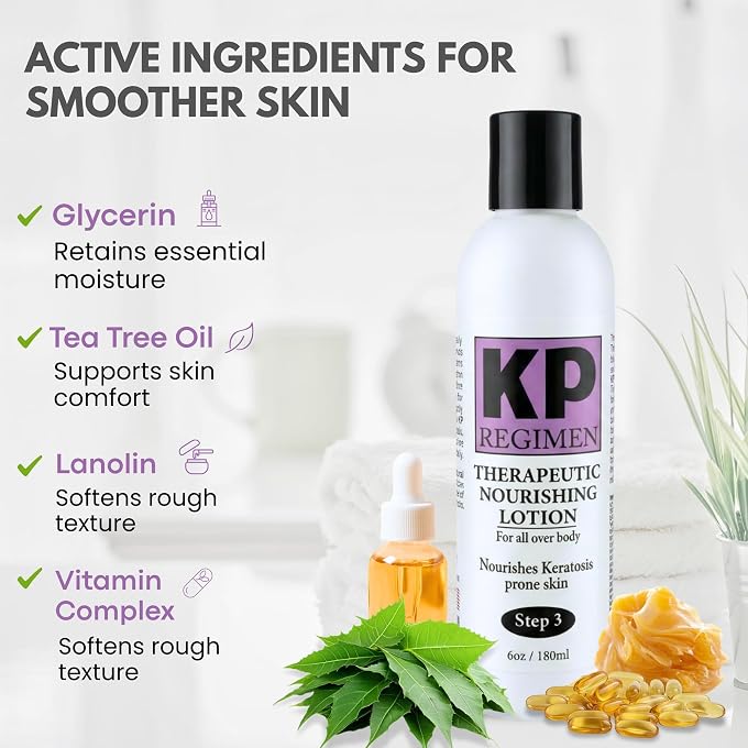Ovante KP Regimen Keratosis Pilaris Healing & Nourishing Body Lotion For Keratosis Prone Skin - 6.0 OZ - Image 2