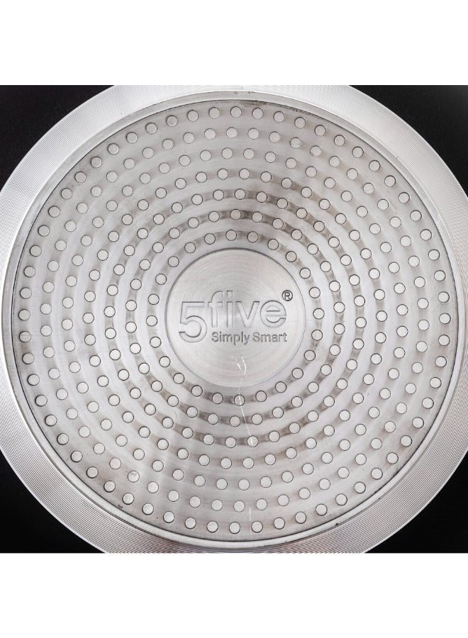 Five Simply Smart Silitop Forged Aluminium Frying Pan Black and Red 26 cm 151392 - Image 2