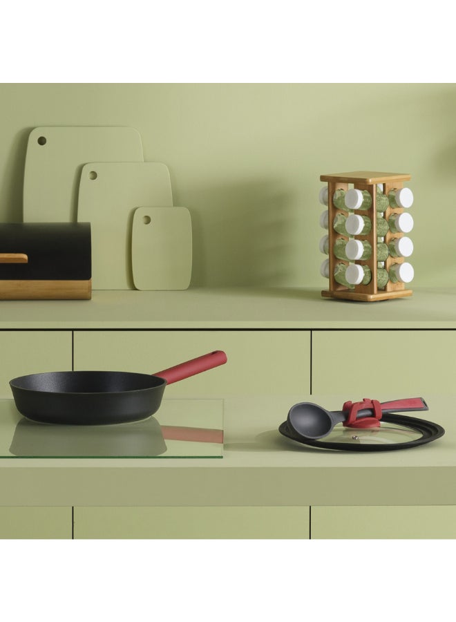 Five Simply Smart Silitop Forged Aluminium Frying Pan Black and Red 26 cm 151392 - Image 5