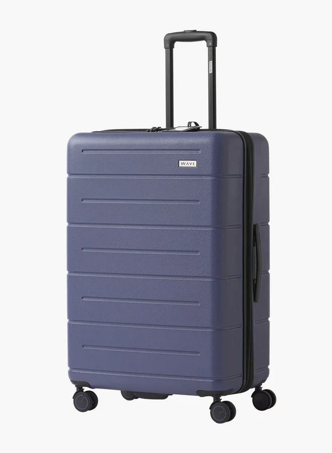 Wave BLUE 4-Wheel Hardcase Trolley Bag with Retractable Handle for Women | Best Price UAE