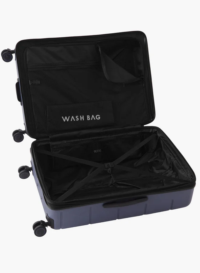 Wave BLUE 4-Wheel Hardcase Trolley Bag with Retractable Handle for Women | Best Price UAE