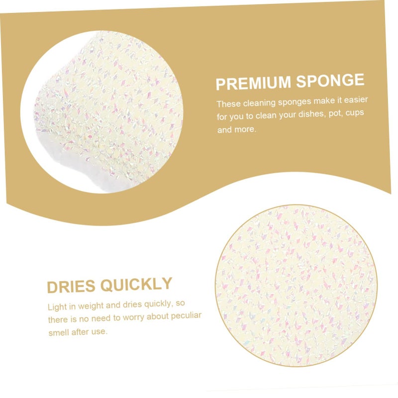Thick 10 Pack Dishwashing Scrub Sponges Heavy Duty Kitchen Cleaning Supplies - Image 4